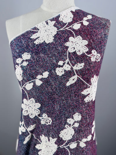 Textured Knit - Vintage Blossom - 145cm