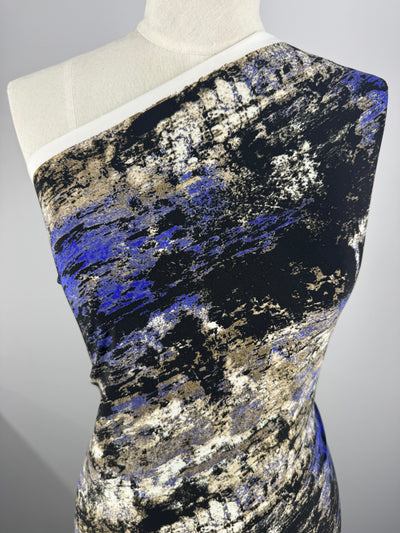 Scuba Knit - Storm Foil  - 148cm