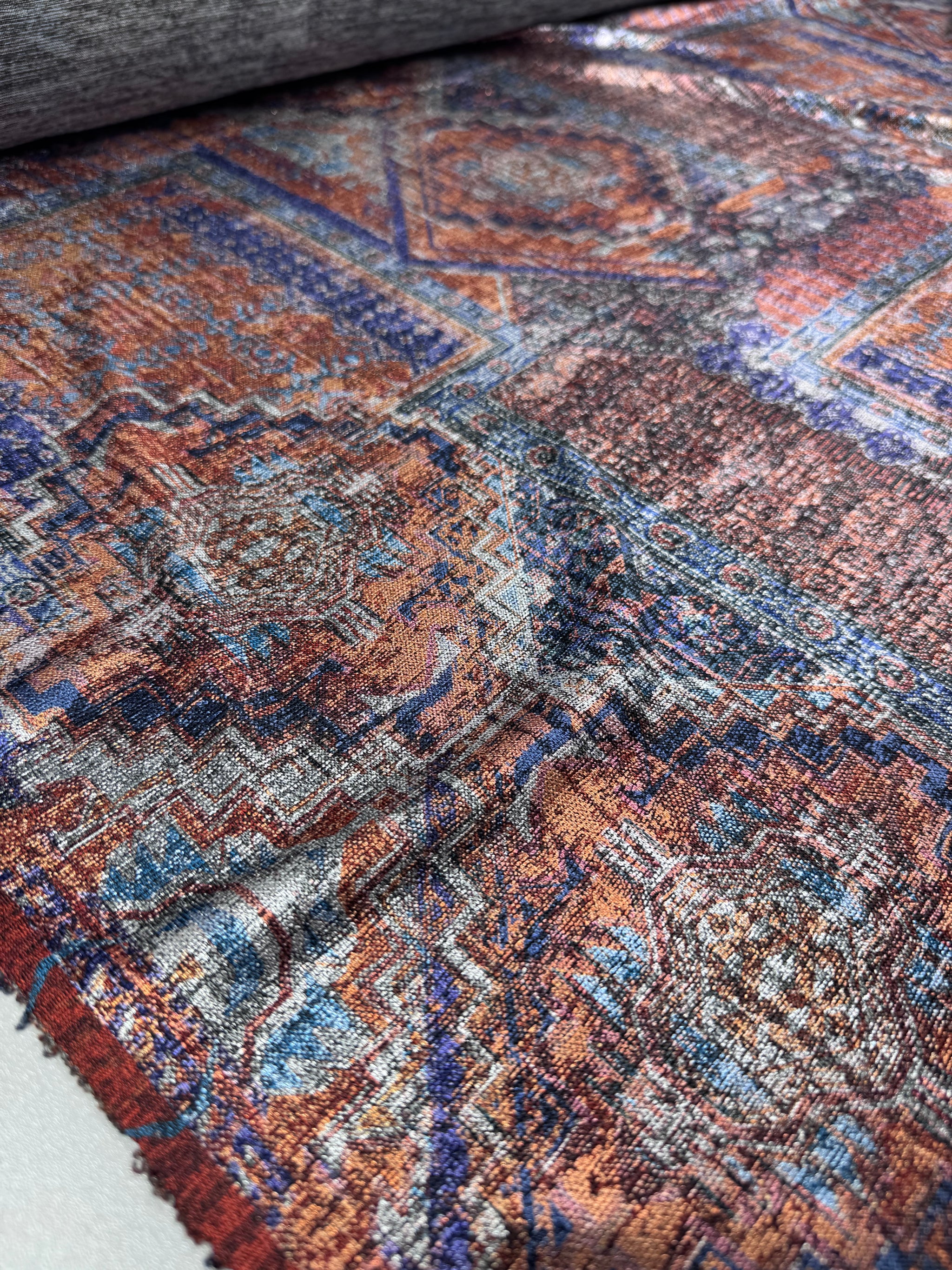 Metallic Knit Jersey - Aztec Copper - 140cm
