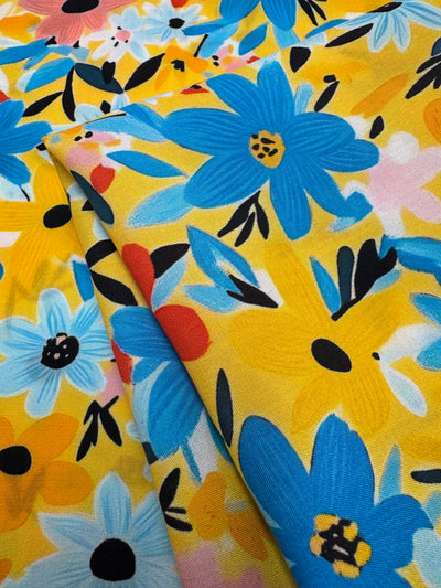 Sunny Meadow Silkyfall rayon fabric