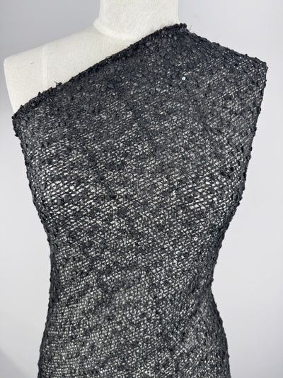 Textured Knit - Sequin Bump - 135cm