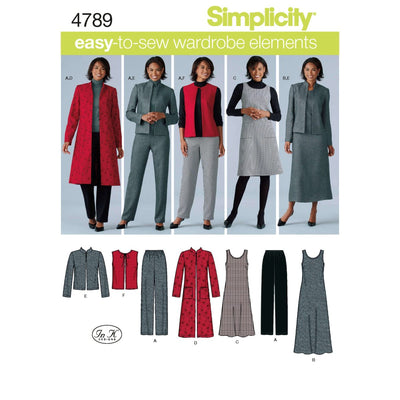 Pattern - Simplicity - S4789 - Misses’ & Plus Size Coordinates