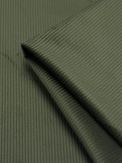 Pin Wale Cotton Corduroy - Olive - 150cm