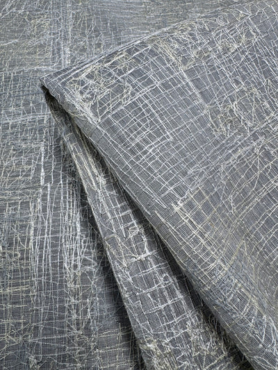 Linen Blend - Thread Work  - 145cm
