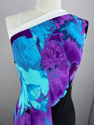 Designer Printed Lycra - Crystal Blush - 150cm