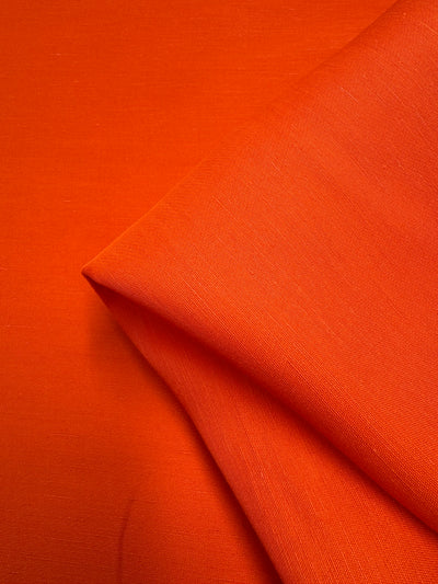 Linen Bland  - Spicy Orange - 155cm