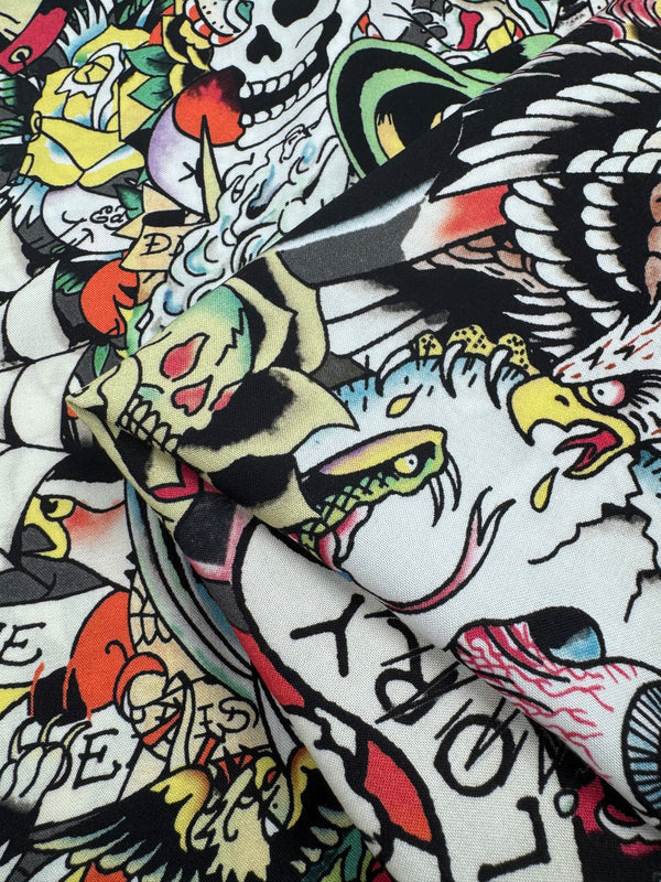 Designer Rayon - Kyoto Inferno - 138cm