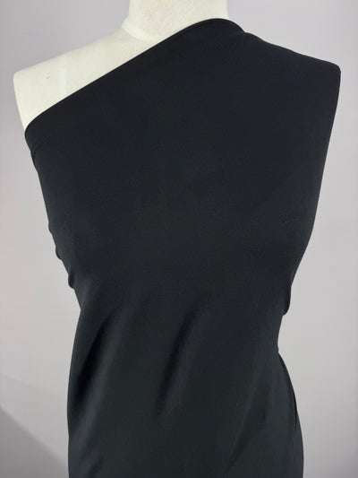 Cotton Lycra - Black - 150cm