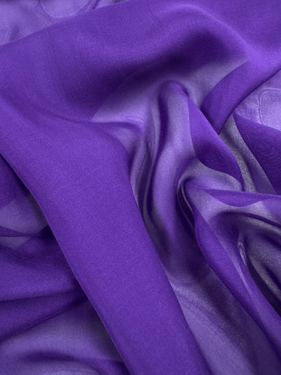 100% Pure Silk Chiffon - Plum Jam - 106cm