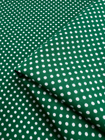 Cotton Dots Mini - Emerald - 112cm