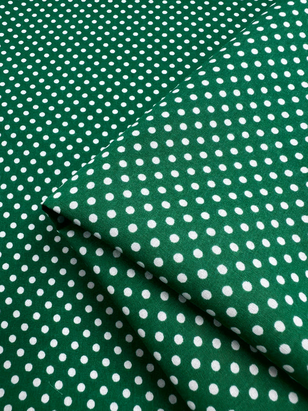 Cotton Dots Mini - Emerald - 112cm