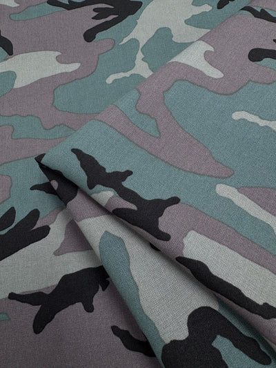 Mercerised Viscose -  Urban Camo- 148cm