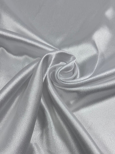Satin Back Crepe - White - 150cm