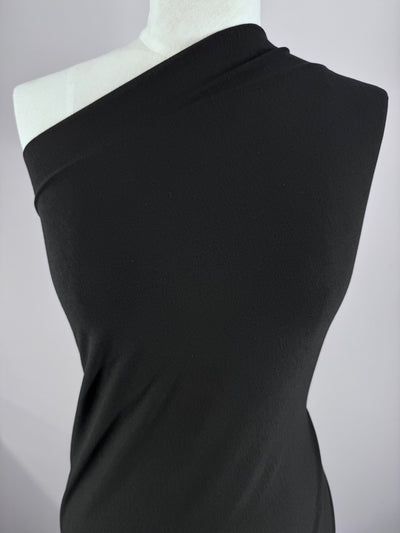 Cotton Lycra - Black - 150cm