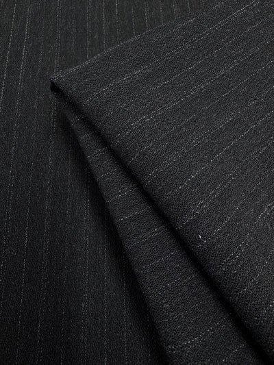 Pure Wool Striped Suiting -Crepe - 160cm
