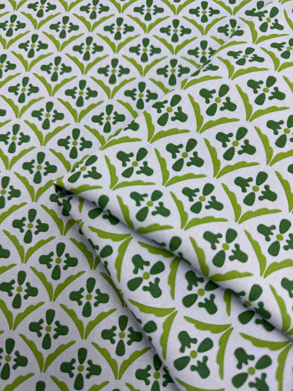 Viscose  - Aqua Tile - 150cm