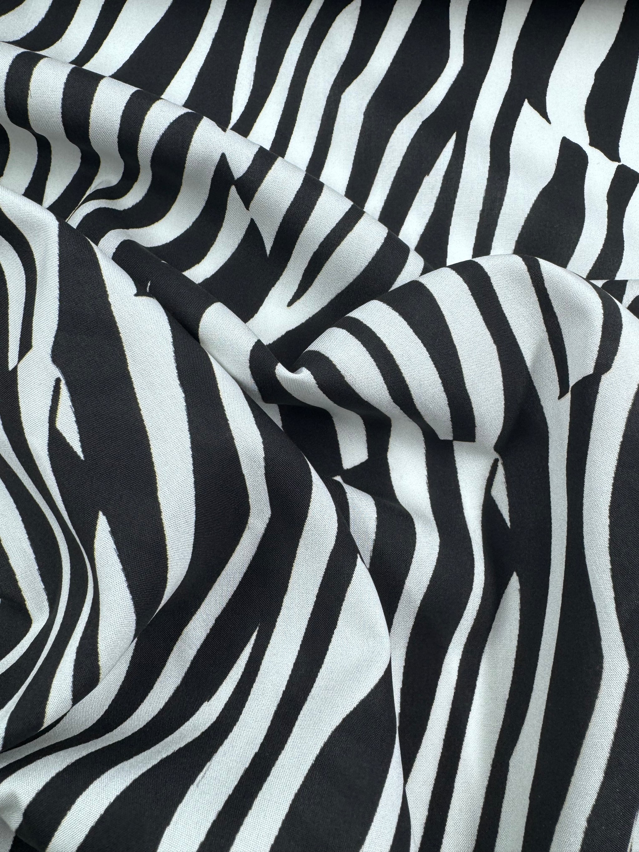 Silkyfall rayon - Zebra Rush - 150cm