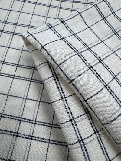 Linen Blend - Trace Noir - 125cm