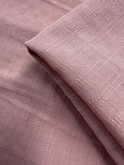 Textured Cotton - Silver Pink - 145cm