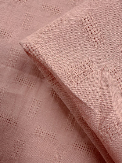 Textured Cotton - Misty Rose - 140cm