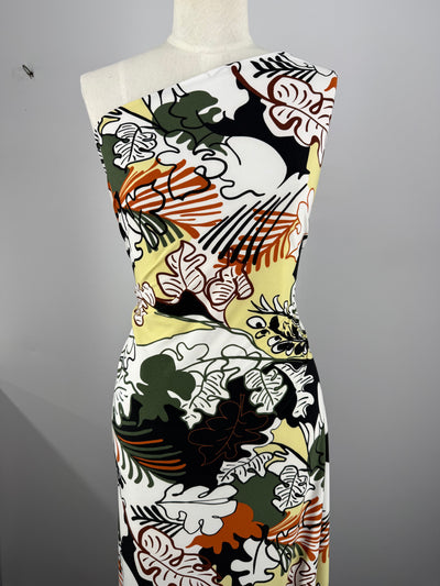 Designer Printed Lycra - Golden Canopy - 150cm