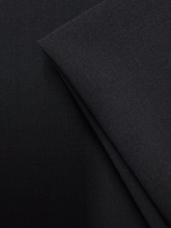 Stretch Wool Crepe Bengaline - Dark Navy - 155cm