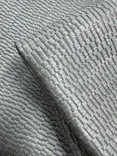 Cut Pile Jacquard Upholstery - Oscar Gunmetal - 142cm