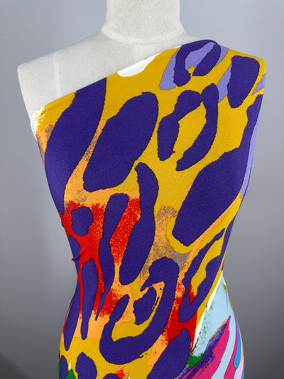 Crepe Lycra - Electric Instinct - 150cm