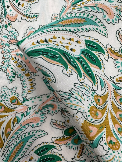 Designer Rayon - Verdant Script - 145cm