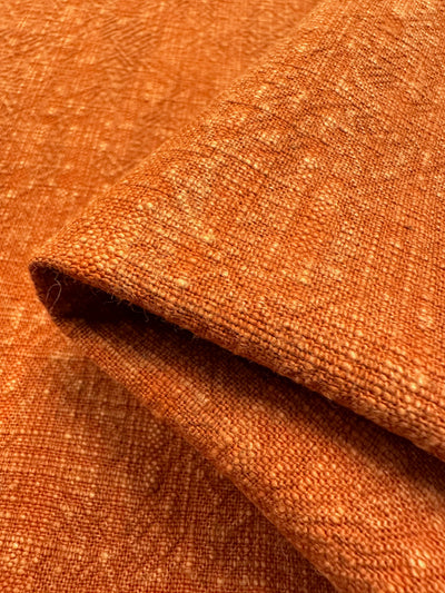 Basket Dyed Cotton - Burnt Orange - 140cm