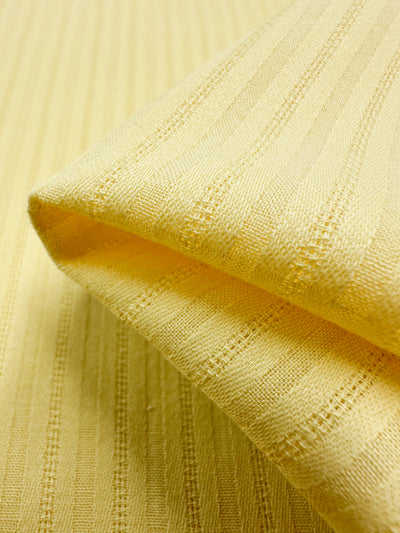 Textured Cotton - Lemon Drop - 143cm