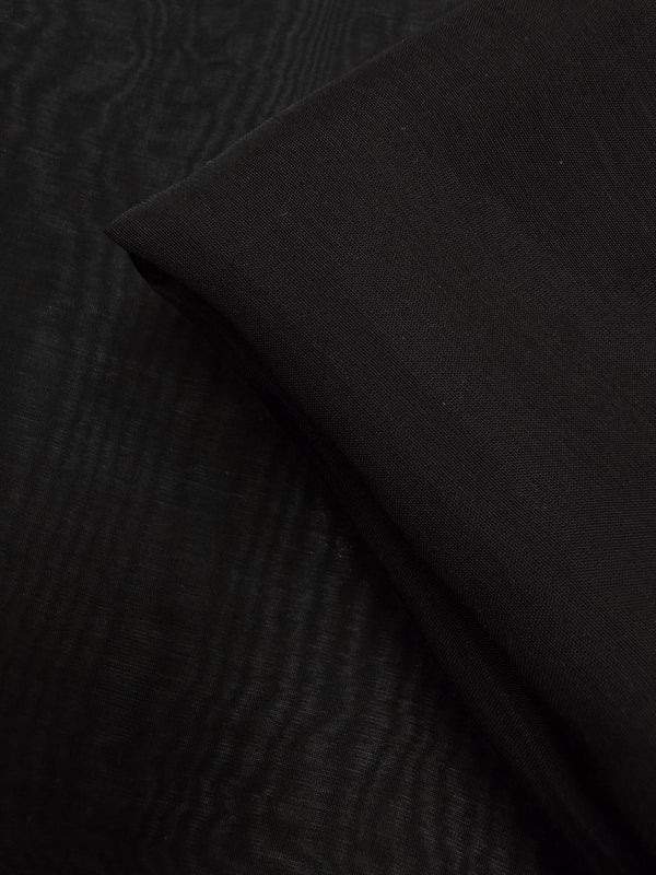 Designer Voile - Black - 150cm