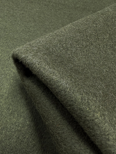 Wool Cashmere - Dark Olive - 150cm