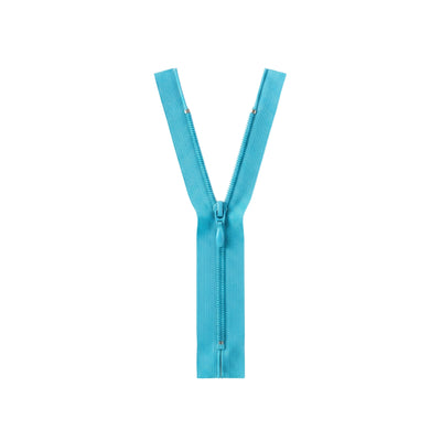 Invisible Zip - Aqua
