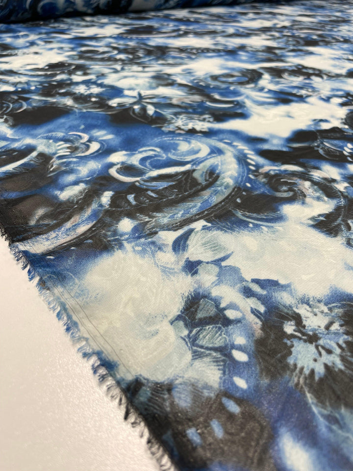Printed Chiffon - Paisley Wash - 150cm - Super Cheap Fabrics