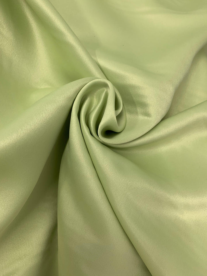 Plain Sateen - Apple Green - 150cm - Super Cheap Fabrics