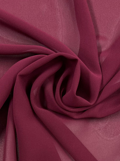 Hi-Multi Chiffon - Red Plum - 150cm - Super Cheap Fabrics