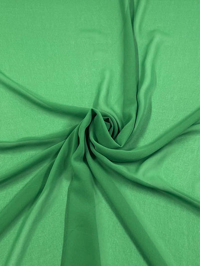 Hi-Multi Chiffon - Medium Green - 150cm - Super Cheap Fabrics