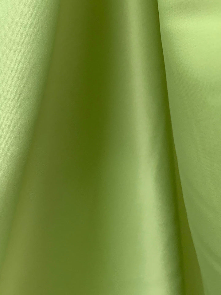 Plain Sateen - Apple Green - 150cm - Super Cheap Fabrics